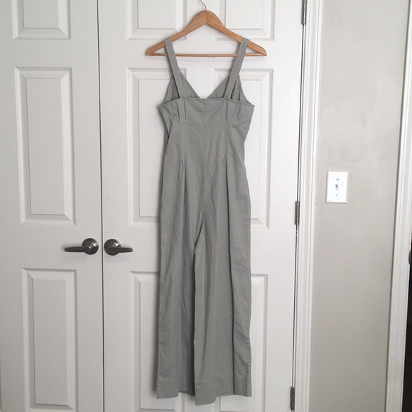 NWT Sleeveless button front straight leg jumpsuit - Picture 5 of 10